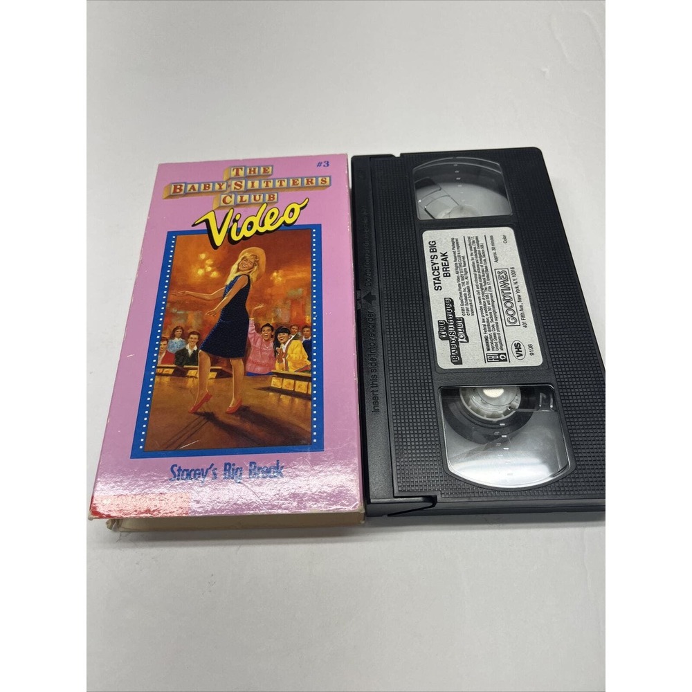 The Baby-Sitters Club Stacey’s Big Break VHS 1991 Video Tape #3 Scholastic RARE!